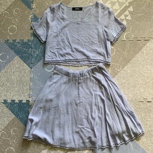 Lulu’s Skirt & Crop Top Set